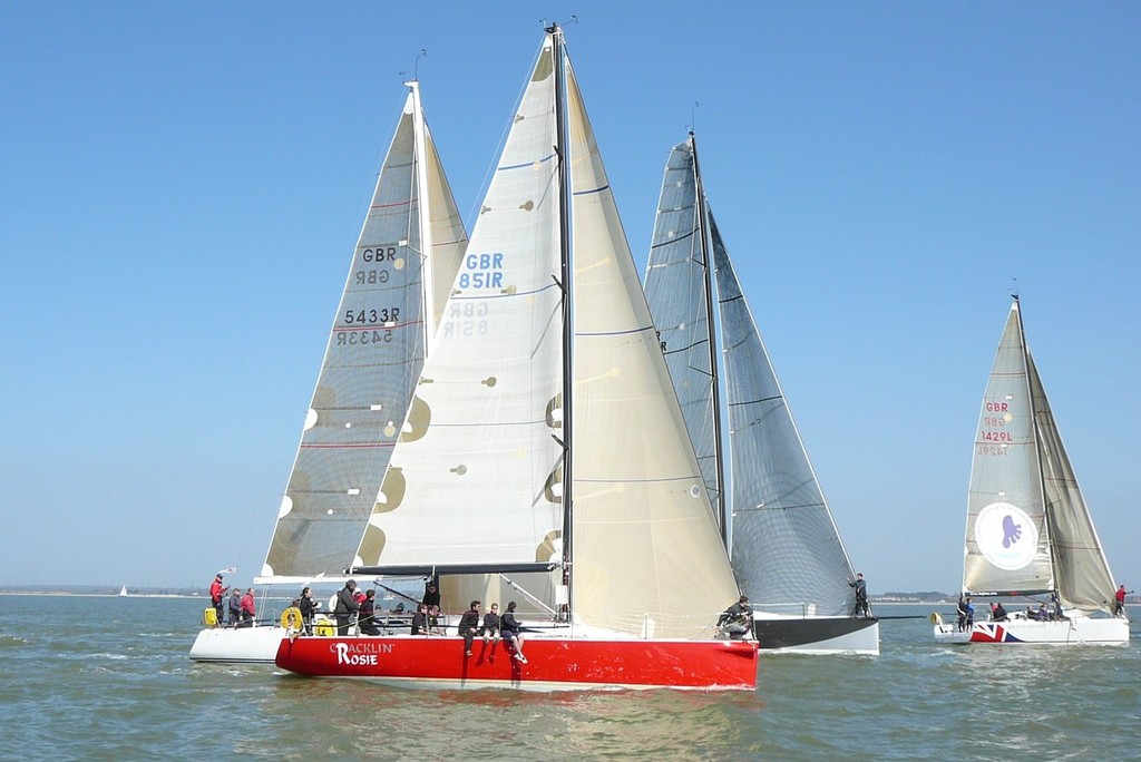 SpringChampionship slow going in the Big Boat class - Warsash Spring Series and Spring Championship 2010  © Peter Bateson